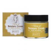 Увлажняющий крем с лошадиным жиром Jigott Horse Oil Moisture Cream 