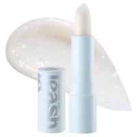 Увлажняющий оттеночный бальзам для губ с блёстками Unleashia Glacier Vegan Lip Balm No.1 Snow Frost