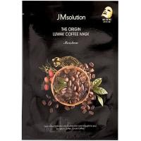 Тонизирующая тканевая маска с кофеином и копи-лувак JMsolution The Origin Luwak Coffee Mask