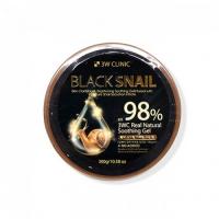 Многофункциональный гель с муцином улитки 3W Clinic Black Snail Natural Soothing Gel 98%