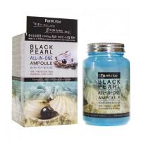 Многофункциональная ампульная сыворотка для ухода за кожей лица с экстрактом жемчуга Farm Stay Black Pearl All In One Ampoule