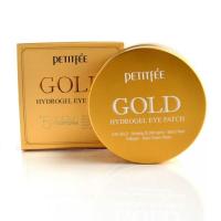 Гидрогелевые патчи для век с содержанием частиц 24-каратного золота Petitfee Gold Hydrogel Eye Patch