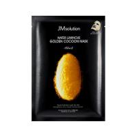 Тканевая маска с протеинами кокона золотого шелкопряда JMsolution Water Luminous Golden Cocoon Mask Black